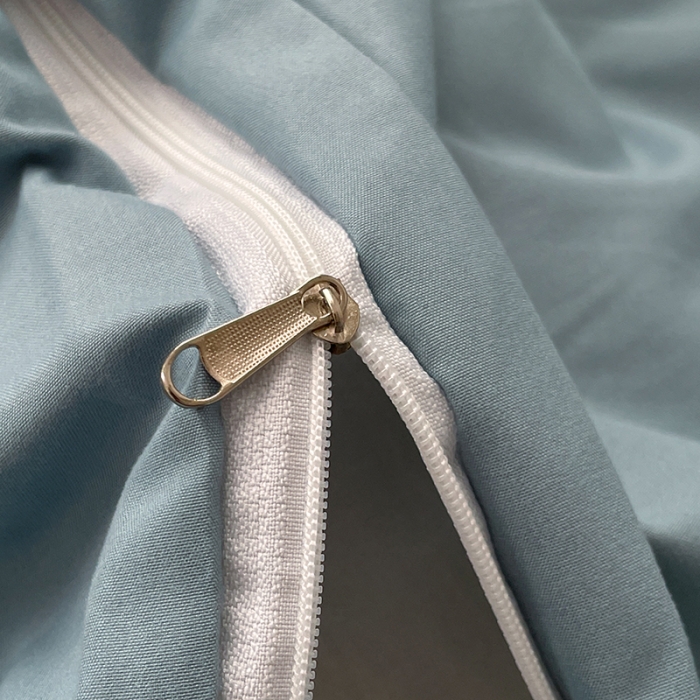 91家纺网 家纺一手货源 找家纺 蓝淋家纺 2023新款双拼水洗棉高级感亲肤四件套/三件套 墨兰