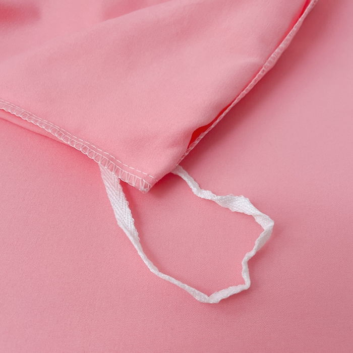 91家纺网 家纺一手货源 找家纺 蓝淋家纺 2023新款双拼水洗棉高级感亲肤四件套/三件套 玉色