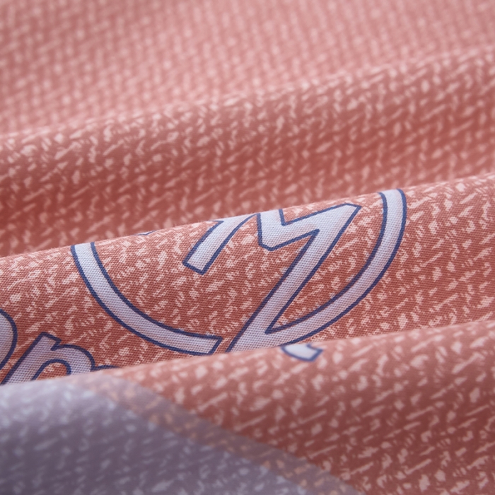 91家纺网 家纺一手货源 找家纺 雲归梦2023新款13372全棉活性大版印花简约居家四件套 葛尔芬-粉