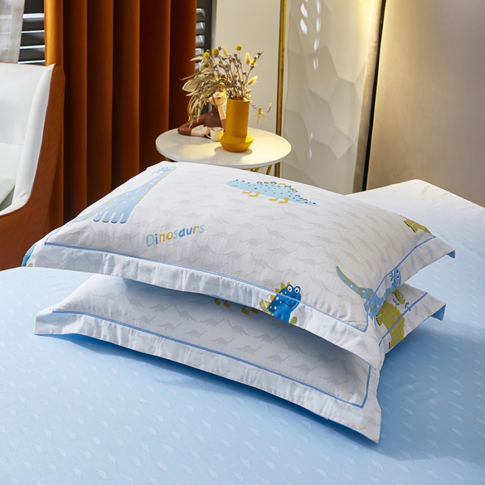 91家纺网 家纺一手货源 找家纺 雲归梦2023新款13372全棉活性大版印花简约居家四件套 酷酷龙