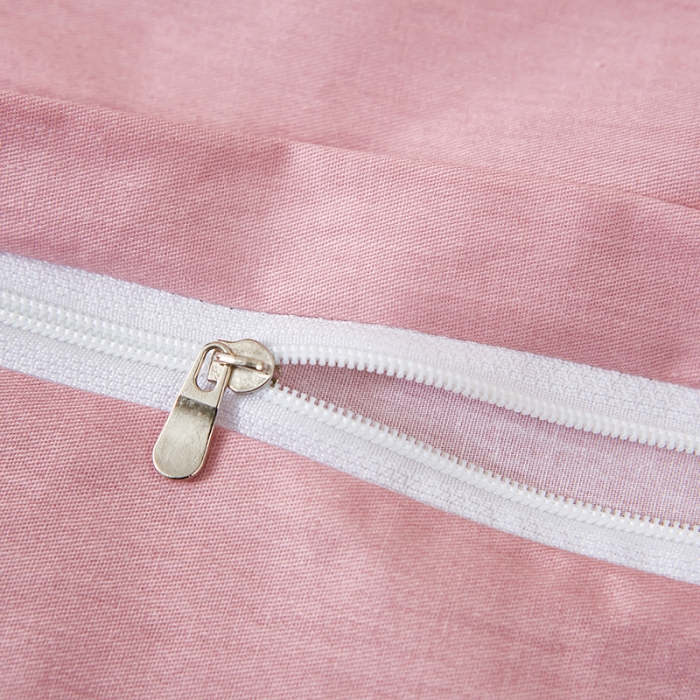 91家纺网 家纺一手货源 找家纺 雲归梦2023新款13372全棉活性大版印花简约居家四件套 年华-粉