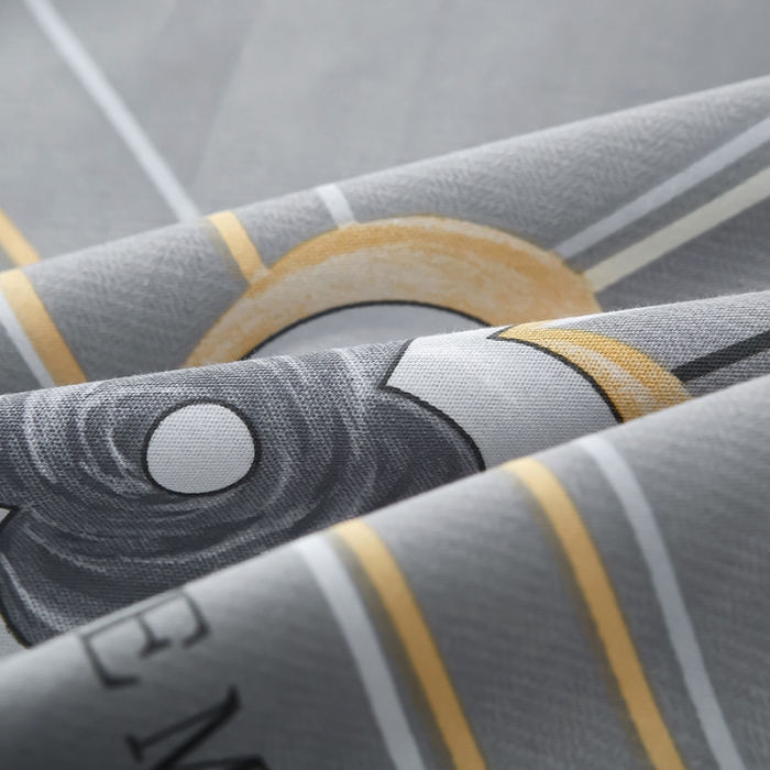 91家纺网 家纺一手货源 找家纺 雲归梦2023新款13372全棉活性大版印花简约居家四件套 诗茵-灰