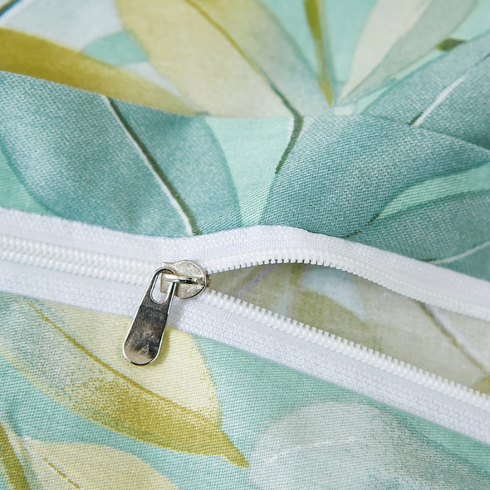 91家纺网 家纺一手货源 找家纺 雲归梦2023新款13372全棉活性大版印花简约居家四件套随园诗话-绿