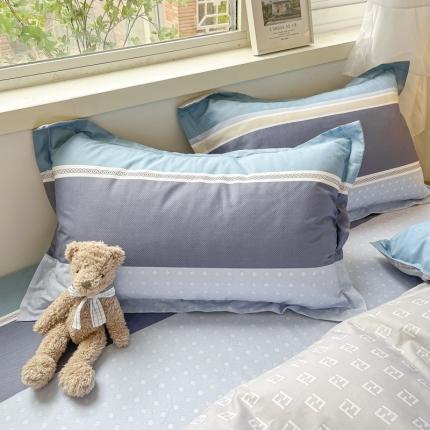 91家纺网 家纺一手货源 找家纺 (总) 菲梵 2025年新款喷气小清新全棉印花单品枕套