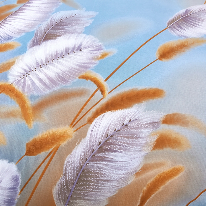 91家纺网 家纺一手货源 找家纺 雲归梦2023新款13372全棉活性大版印花简约居家四件套 逸彩-兰