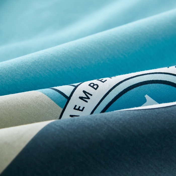 91家纺网 家纺一手货源 找家纺 雲归梦2023新款13372全棉活性大版印花简约居家四件套 永恒-兰