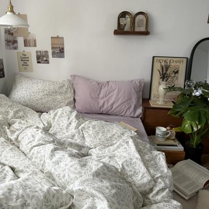 91家纺网 家纺一手货源 找家纺 （总）恋恋三季 2024新款纯棉斜纹四件套风格二