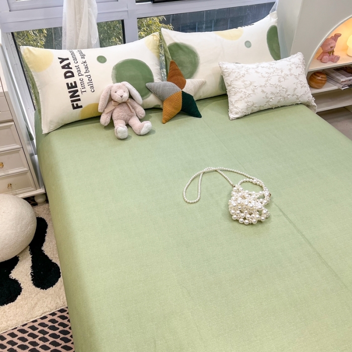 91家纺网 家纺一手货源 找家纺 HL原创 新款全棉小清新系列13070全棉40支四件套 告白气球