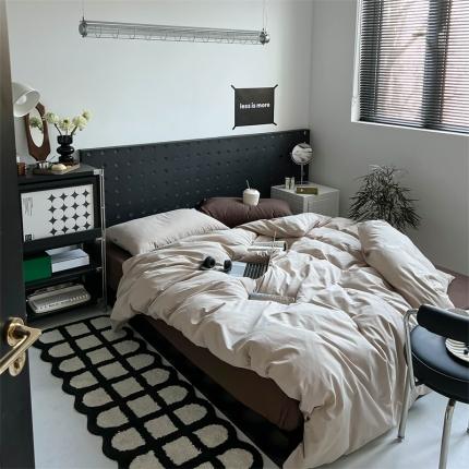 91家纺网 家纺一手货源 找家纺 （总）蜜宿 2023新款小红书全棉水洗棉四件套纯棉