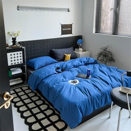 91家纺网 家纺一手货源 找家纺 （总）蜜宿 2023新款小红书全棉水洗棉四件套纯棉