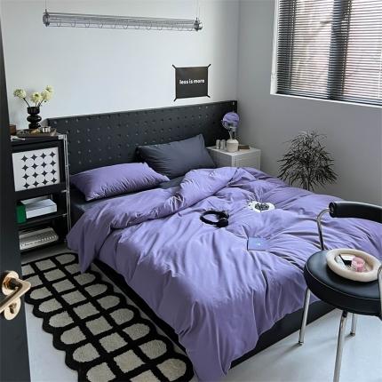 91家纺网 家纺一手货源 找家纺 （总）蜜宿 2023新款小红书全棉水洗棉四件套纯棉