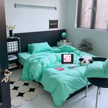 91家纺网 家纺一手货源 找家纺 （总）蜜宿 2023新款小红书全棉水洗棉四件套纯棉