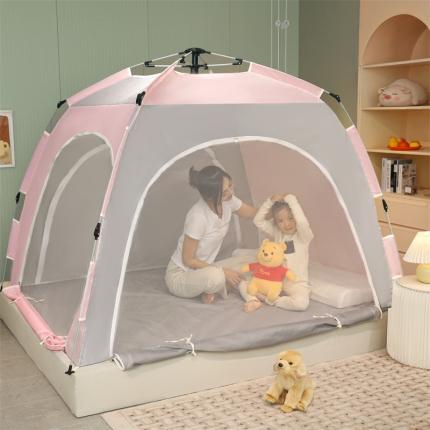 91家纺网 家纺一手货源 找家纺 （总）薇梦蚊帐  2023新款三开门室内外帐篷