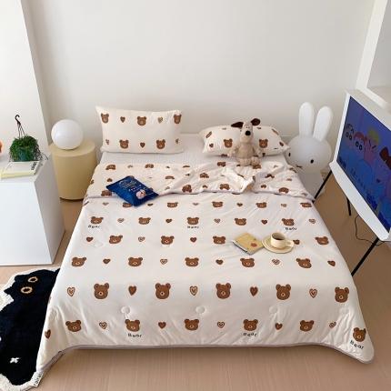 91家纺网 家纺一手货源 找家纺 （总）星期八 2023新款卡通针织棉大豆夏被