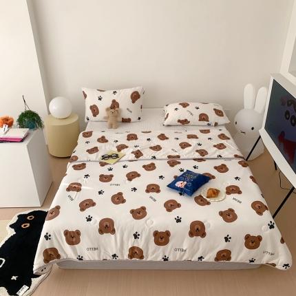 91家纺网 家纺一手货源 找家纺 （总）星期八 2023新款卡通针织棉大豆夏被