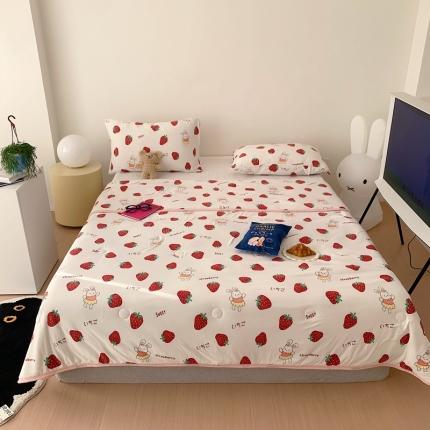 91家纺网 家纺一手货源 找家纺 （总）星期八 2023新款卡通针织棉大豆夏被