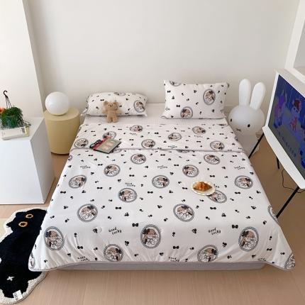 91家纺网 家纺一手货源 找家纺 星期八 2023新款卡通针织棉大豆夏被 蝴蝶结女孩