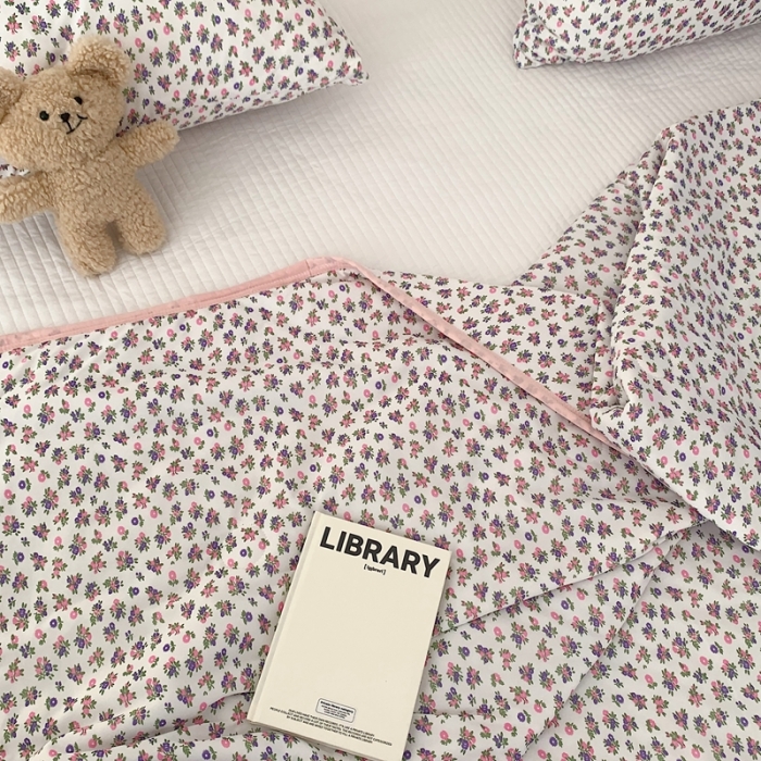 91家纺网 家纺一手货源 找家纺 星期八 2023新款卡通针织棉大豆夏被 漫茵