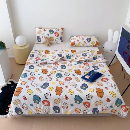 星期八 2023新款卡通针织棉大豆夏被 萌宠乐园