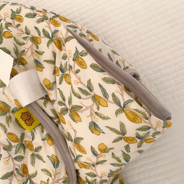 91家纺网 家纺一手货源 找家纺 星期八 2023新款卡通针织棉大豆夏被 小青柠