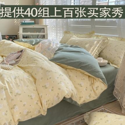 （总）潮邦 2025新款13372全棉韩式花卉四件套【含买家秀】