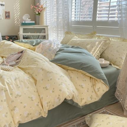 潮邦 2025新款13372全棉韩式花卉四件套【含买家秀】 花儿鲜