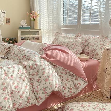 潮邦 2025新款13372全棉韩式花卉四件套【含买家秀】 此生不换