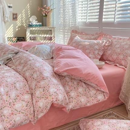 潮邦 2025新款13372全棉韩式花卉四件套【含买家秀】 恋语