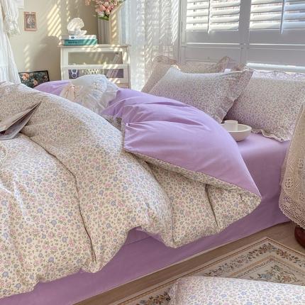 潮邦 2025新款13372全棉韩式花卉四件套【含买家秀】 莫言