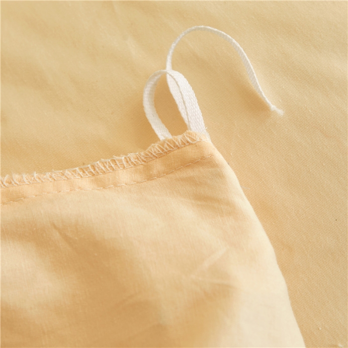 91家纺网 家纺一手货源 找家纺 十个点 2024新款全棉公主夹棉床裙四件套 米黄色