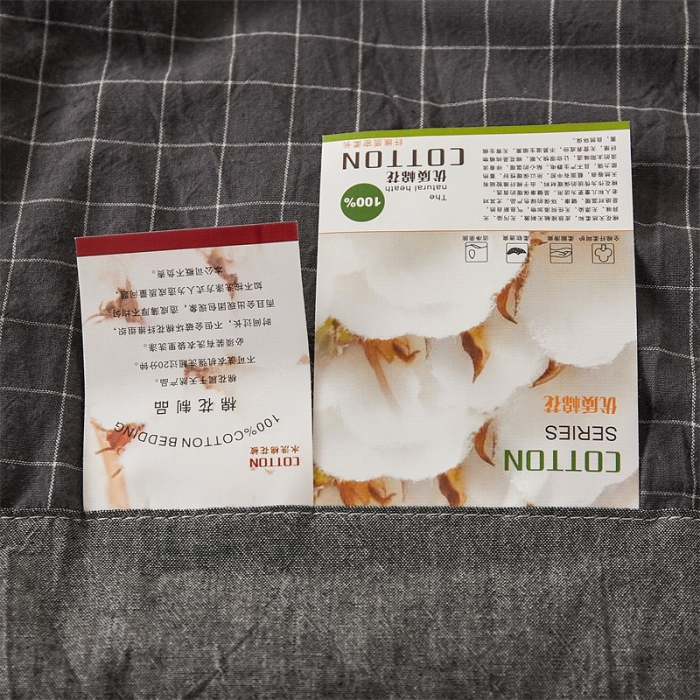 91家纺网 家纺一手货源 找家纺 悠米悠家 2025新款新疆棉花被棉花夏被水洗棉夏凉被 黑小格