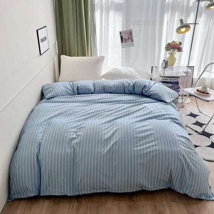 91家纺网 家纺一手货源 找家纺 （总）宏源家纺 2023新款天丝棉条纹系列单被套