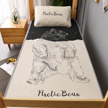 91家纺网 家纺一手货源 找家纺 （总）多樂家纺2024新款日系卡通学生床大版冰丝凉席两件套