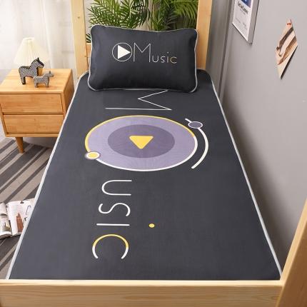 91家纺网 家纺一手货源 找家纺 （总）多樂家纺2024新款日系卡通学生床大版冰丝凉席两件套