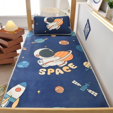 91家纺网 家纺一手货源 找家纺 （总）多樂家纺2024新款日系卡通学生床大版冰丝凉席两件套