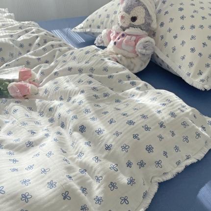 (总)千朵 2022新款全棉双层纱布四件套