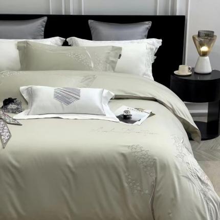 91家纺网 家纺一手货源 找家纺 （总）玖玖爱家纺 2023新款160支云柔黄金长绒棉雅韵风情系列四件套