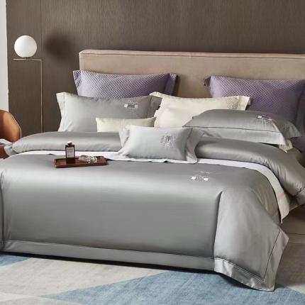 91家纺网 家纺一手货源 找家纺 （总）玖玖爱家纺 2023新款160支进口星空棉莱尔曼斯系列四件套