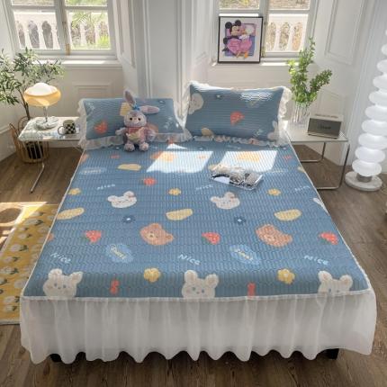 91家纺网 家纺一手货源 找家纺 （总）邦妮 2024新款凉感丝乳胶凉席