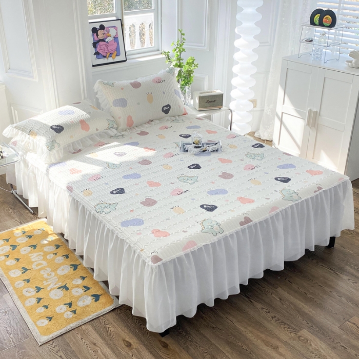 91家纺网 家纺一手货源 找家纺 邦妮 2024新款凉感丝乳胶凉席 贪吃龙