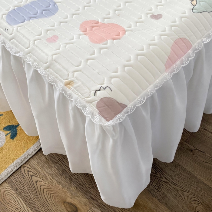 91家纺网 家纺一手货源 找家纺 邦妮 2024新款凉感丝乳胶凉席 贪吃龙