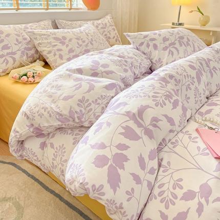 91家纺网 家纺一手货源 找家纺 （总）莱登卡奴2023新款13372全棉田园小清新四件套