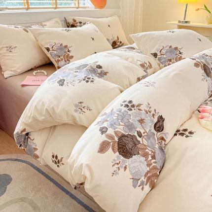 91家纺网 家纺一手货源 找家纺 （总）莱登卡奴2023新款13372全棉田园小清新四件套