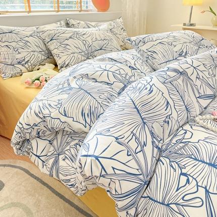 91家纺网 家纺一手货源 找家纺 （总）莱登卡奴2023新款13372全棉田园小清新四件套