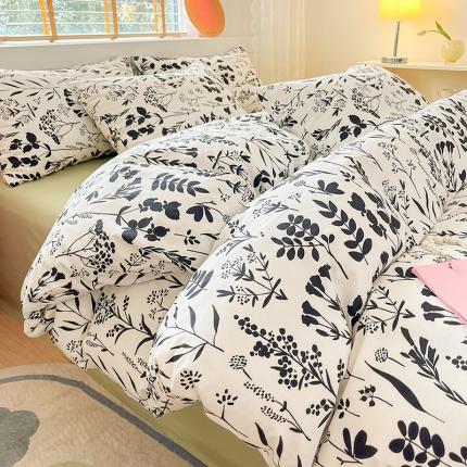 91家纺网 家纺一手货源 找家纺 （总）莱登卡奴2023新款13372全棉田园小清新四件套