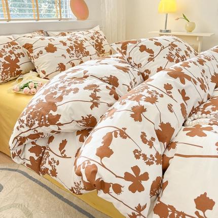 91家纺网 家纺一手货源 找家纺 （总）莱登卡奴2023新款13372全棉田园小清新四件套