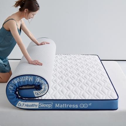 91家纺网 家纺一手货源 找家纺 （总）祁恋婷家居 2023新款A类牛奶丝乳胶记忆棉双人床垫【床垫遮盖物】