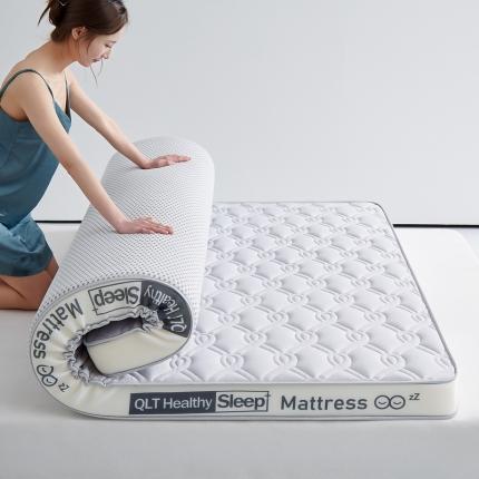 91家纺网 家纺一手货源 找家纺 （总）祁恋婷家居 2023新款A类牛奶丝乳胶记忆棉双人床垫【床垫遮盖物】