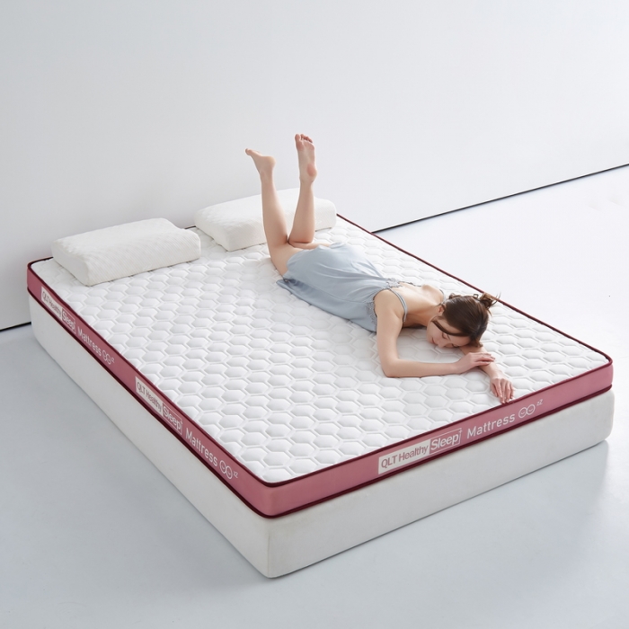 91家纺网 家纺一手货源 找家纺 （总）祁恋婷家居 2023新款A类牛奶丝乳胶记忆棉双人床垫【床垫遮盖物】