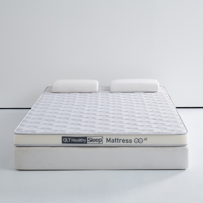 91家纺网 家纺一手货源 找家纺 祁恋婷家居 2023新款A类牛奶丝乳胶记忆棉双人床垫【床垫遮盖物】 祥云灰【字母白】